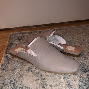 Dolce Vita ‘Brie’ Mules in Grey Nubuck